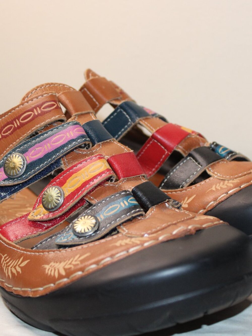 Elite by Corkys Rock Sandals Womens Size 9 Multicolor